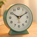 Retro Analog Alarm Clock with Non-Ticking Quartz Movement and Backlight - Image 1