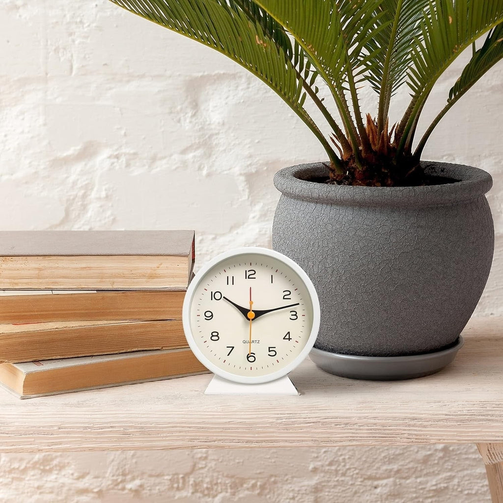 Retro Analog Alarm Clock with Non-Ticking Quartz Movement and Backlight - Image 13