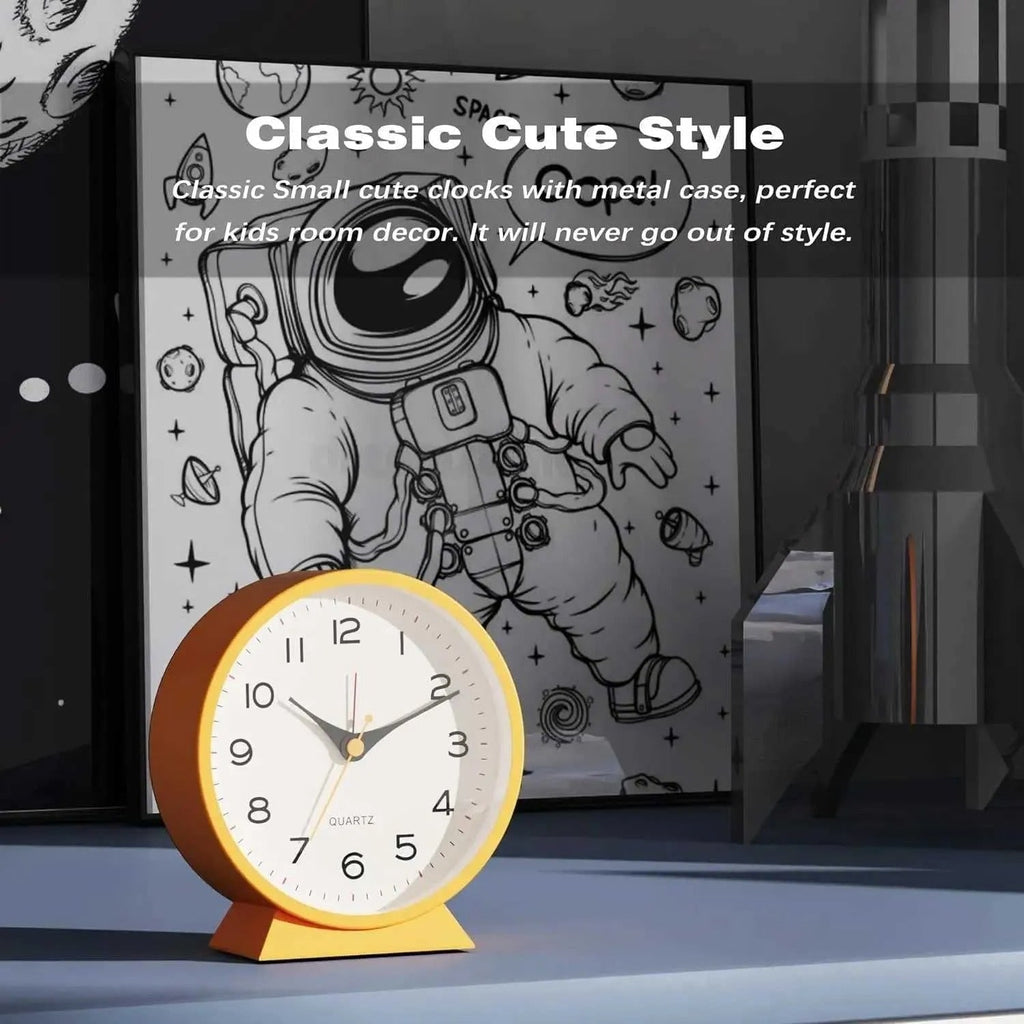 Retro Analog Alarm Clock with Non-Ticking Quartz Movement and Backlight - Image 15