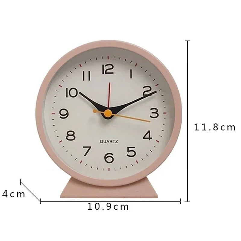 Retro Analog Alarm Clock with Non-Ticking Quartz Movement and Backlight - Image 17