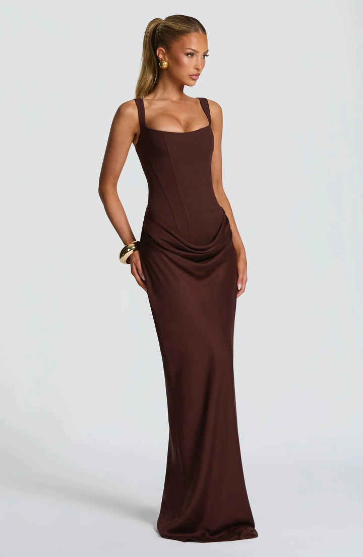Women's Backless Maxi Dress