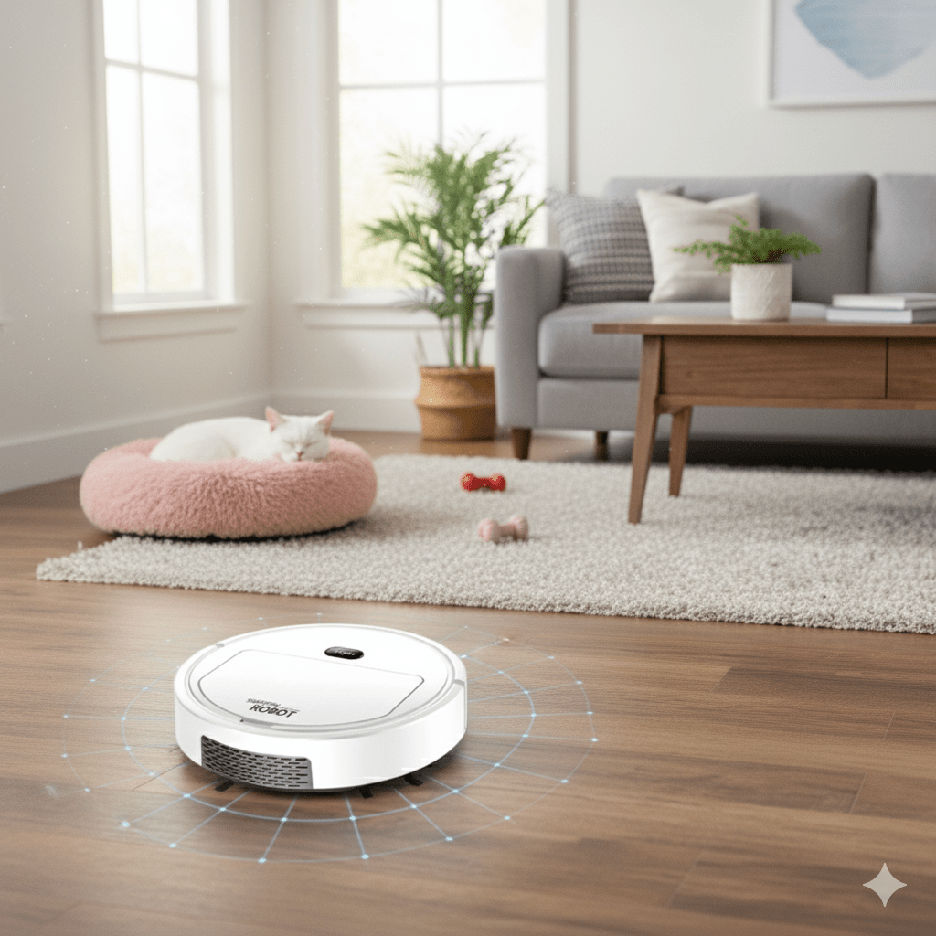 Robot Vacuum Cleaner with Automatic Smart Navigation and Hepa Filtration for Pet Hair - Image 5