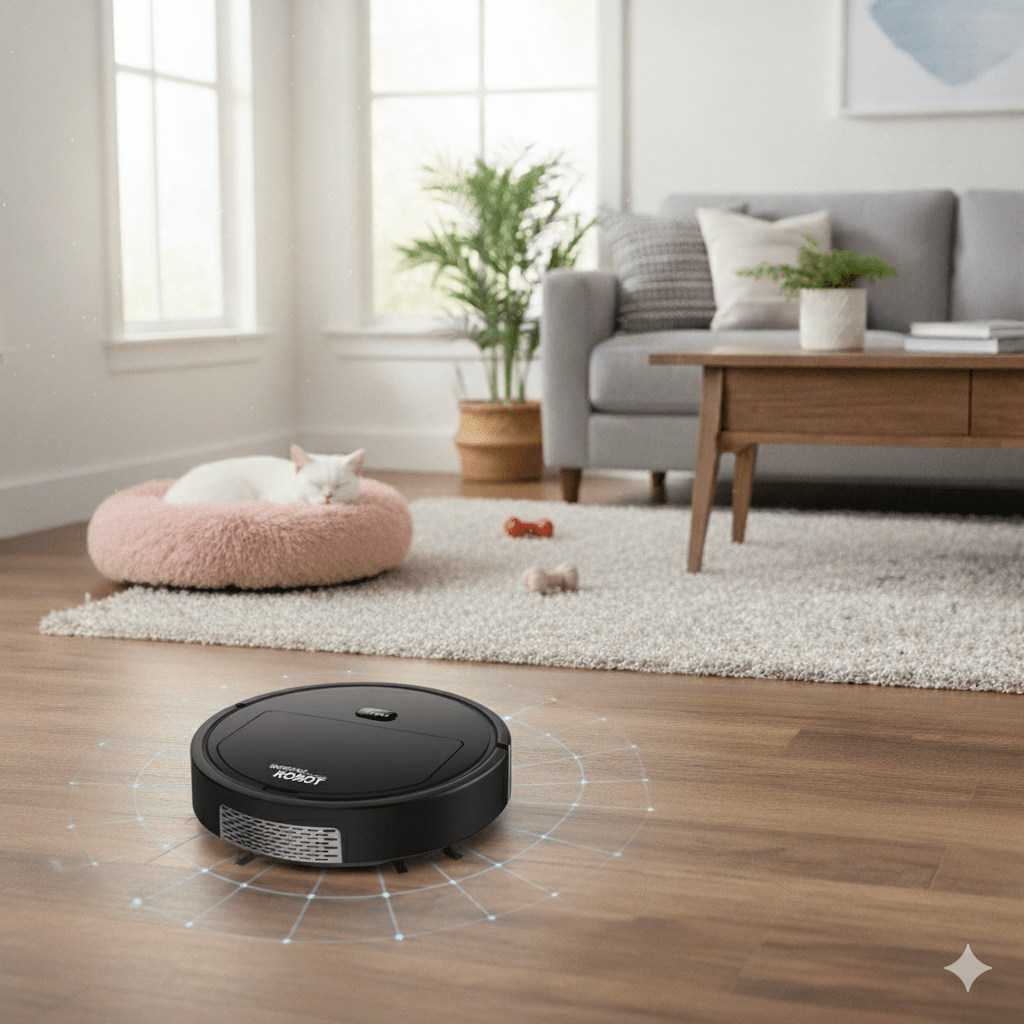 Robot Vacuum Cleaner with Automatic Smart Navigation and Hepa Filtration for Pet Hair - Image 7
