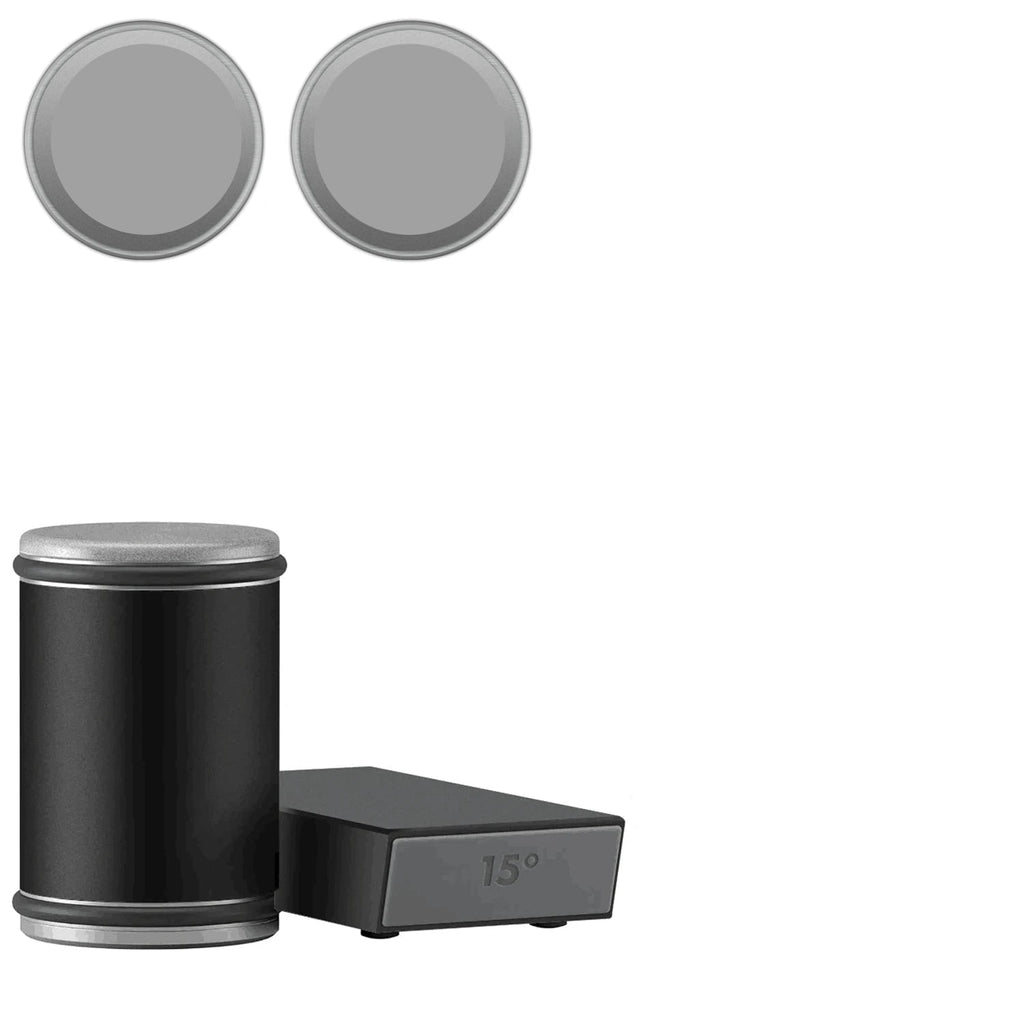 Rolling Knife Sharpener with Diamond Abrasive Wheels and Magnetic Angle Guide - Image 11