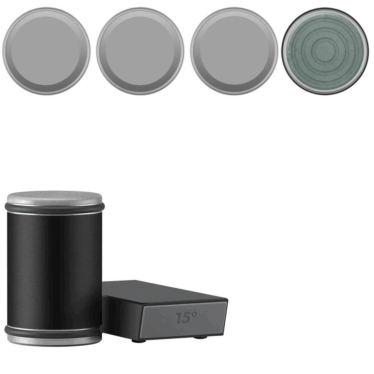 Rolling Knife Sharpener with Diamond Abrasive Wheels and Magnetic Angle Guide - Image 21