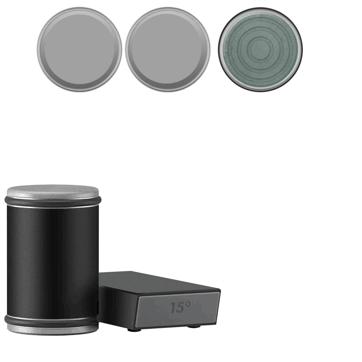 Rolling Knife Sharpener with Diamond Abrasive Wheels and Magnetic Angle Guide - Image 39