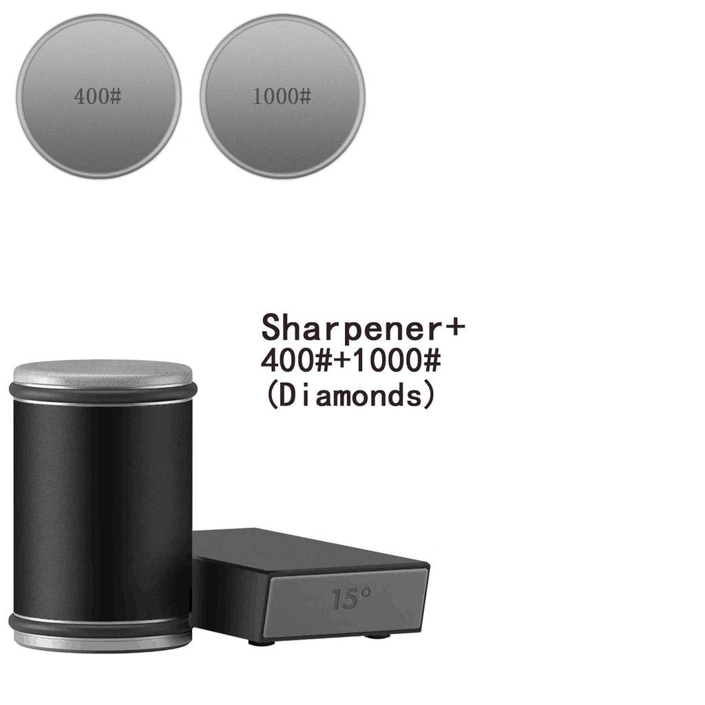 Rolling Knife Sharpener with Diamond Abrasive Wheels and Magnetic Angle Guide - Image 49