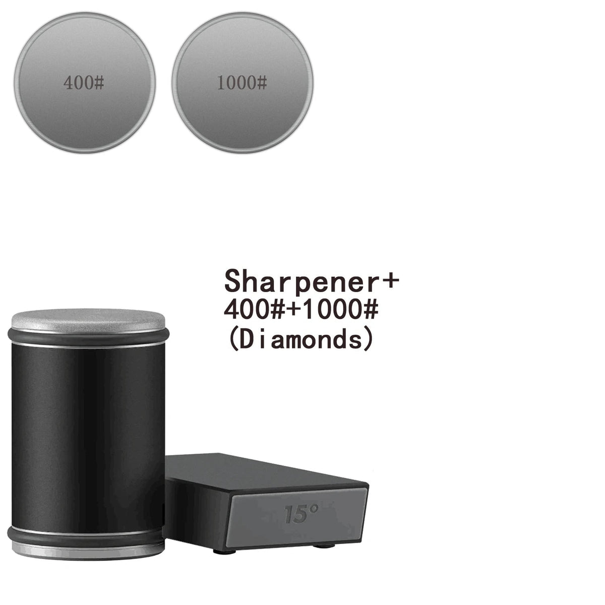 Rolling Knife Sharpener with Diamond Abrasive Wheels and Magnetic Angle Guide - Image 49