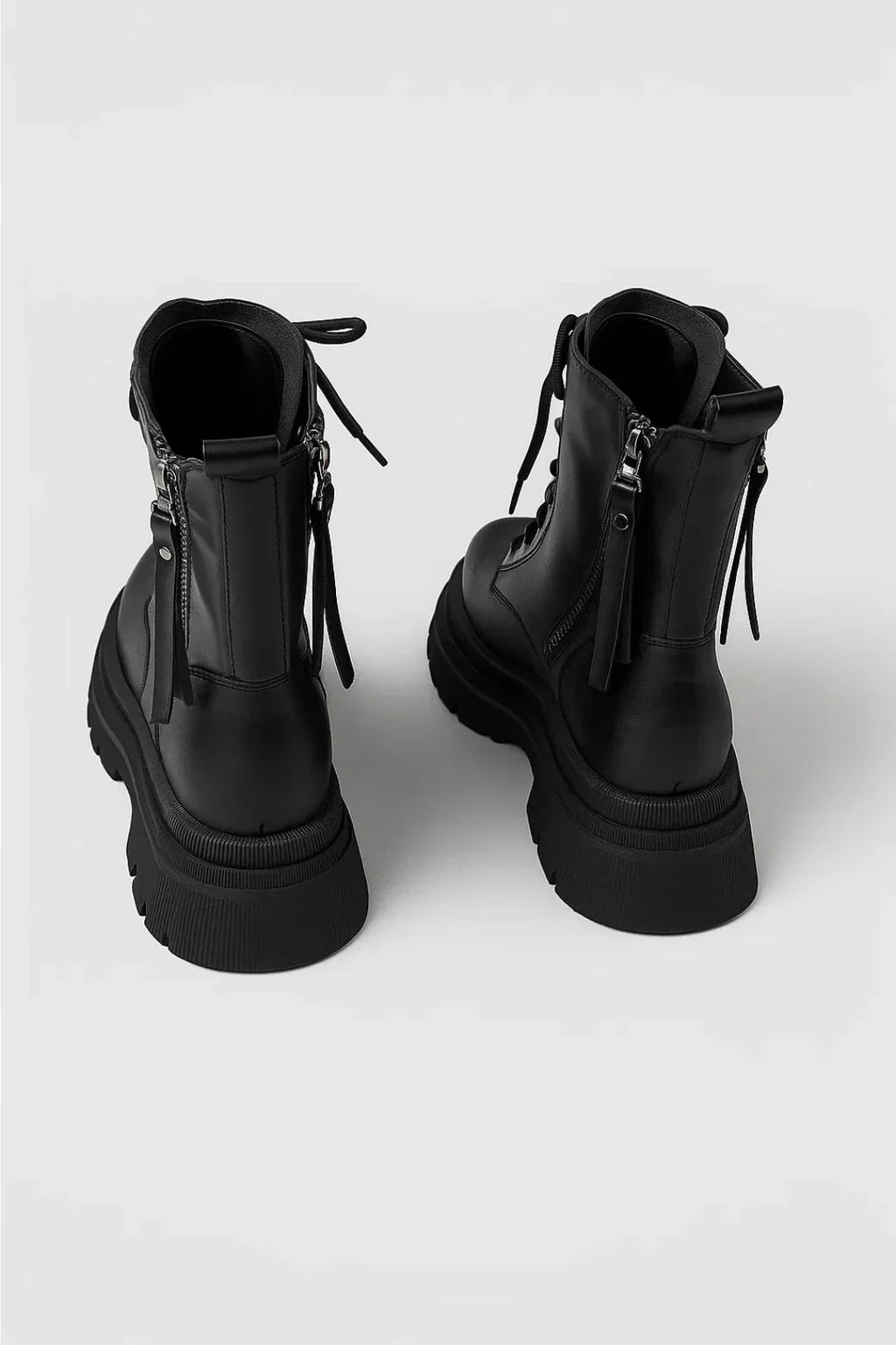 Bottines à plateforme épaisse pour femme
