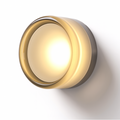Round LED Wall Sconce with Thick Glass Diffuser Flush Mount Bedroom Light - Image 11
