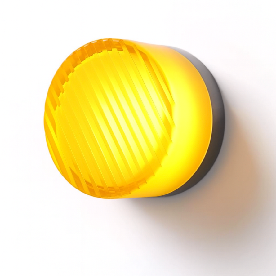 Round LED Wall Sconce with Thick Glass Diffuser Flush Mount Bedroom Light - Image 16