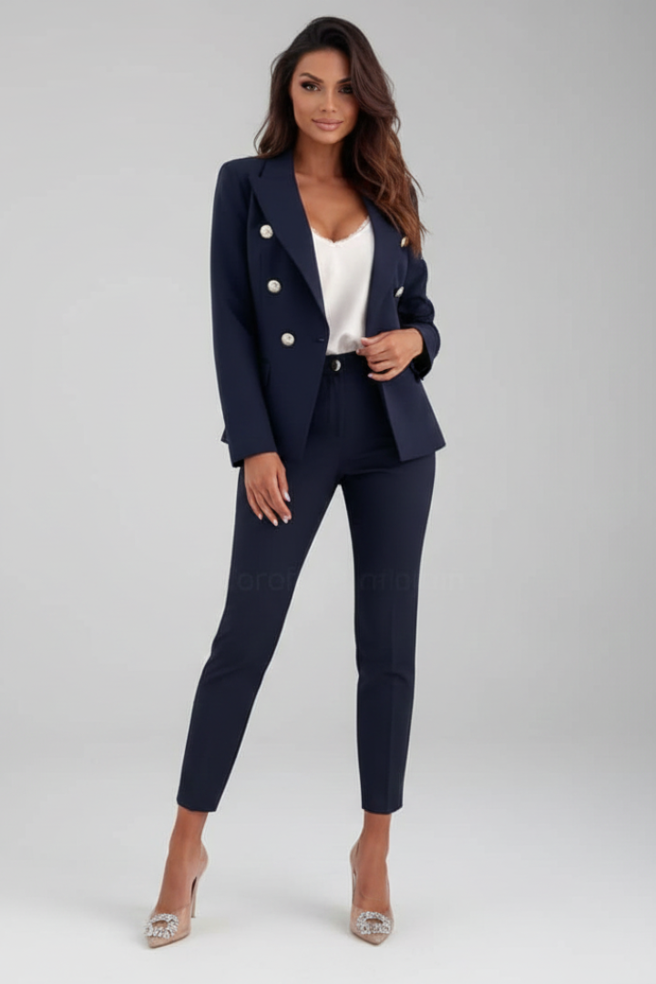 Women's Double-Breasted Suit Set