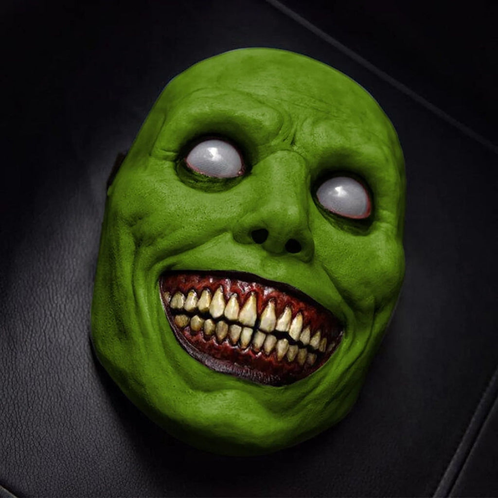 Scary Halloween Mask with Sharp Teeth Creepy Latex Demon Face for Costume Parties - Image 5