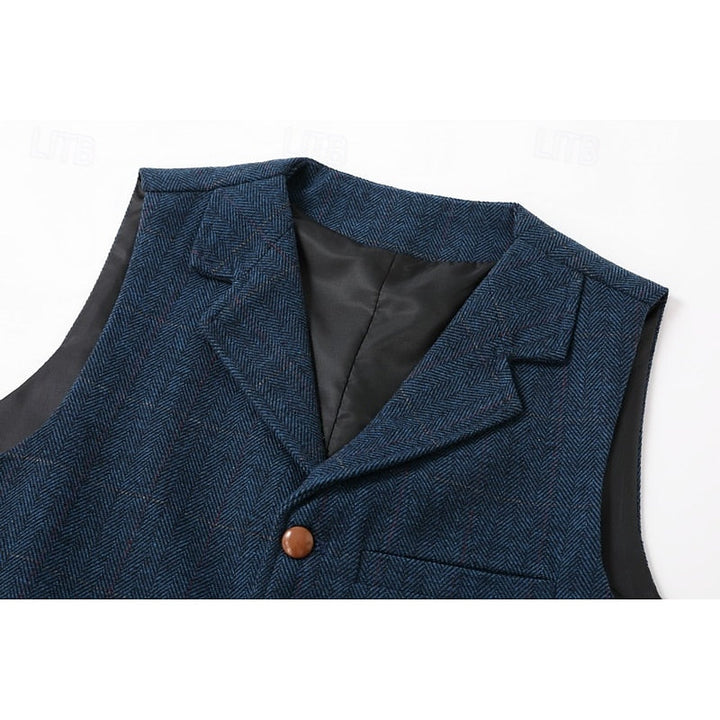 Men's Herringbone Waistcoat