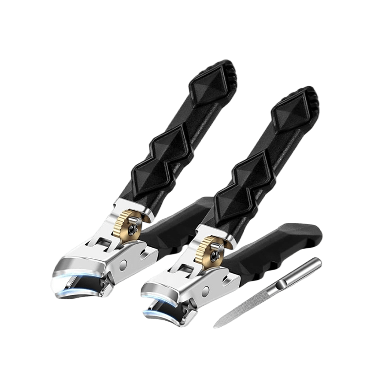Sharpest Heavy Duty Toenail Clippers for Thick Nails with Stainless Steel Curved Blade and Wide Jaw - Image 1