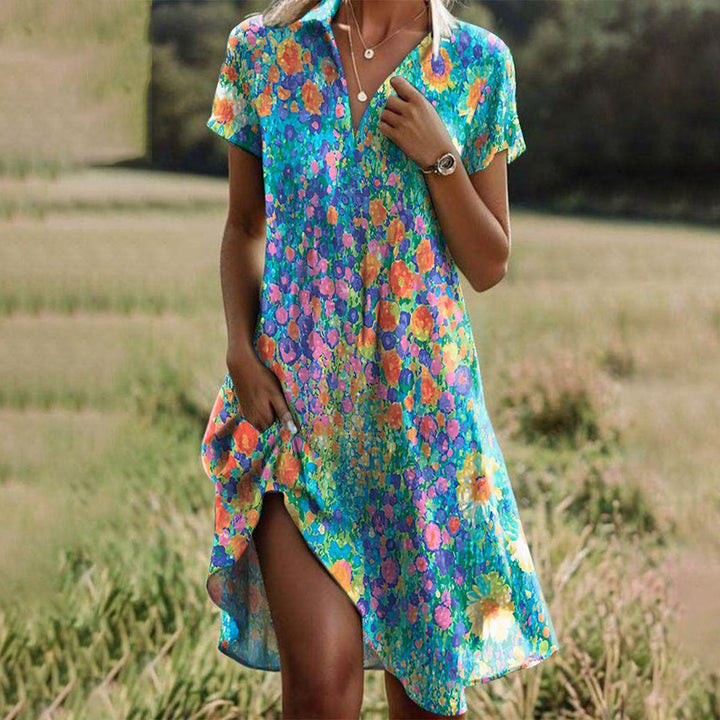 Elegant Midi Summer Dress