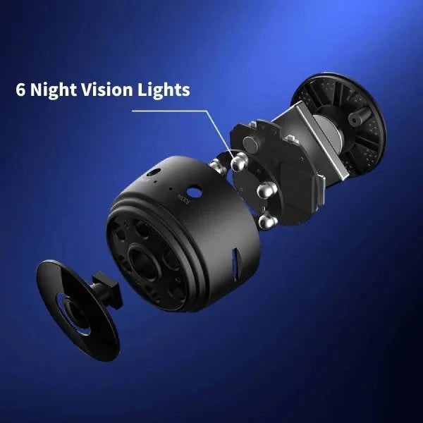 Small Wireless Security Camera with Magnetic Mount and Night Vision for Exterior Surveillance - Image 5
