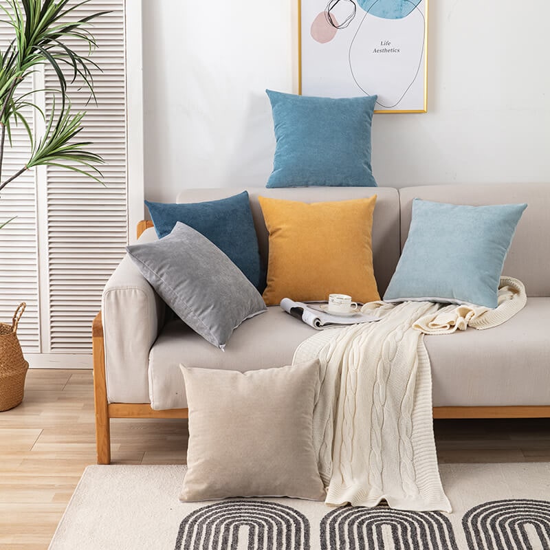 Sofa Couch Cover Throw with Water-Resistant Chenille and Pom-Pom Trim - Image 4