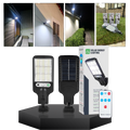Solar LED Outdoor Light with Motion Sensor and Remote Control for Security - Image 2