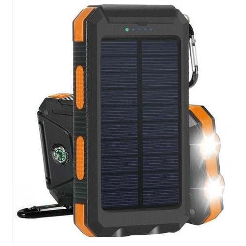 Solar Portable Charger Power Bank with Dual USB 20000mah High Capacity and Flashlights - Image 13