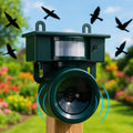 Solar Powered Motion Activated Ultrasonic Bird Deterrent with Adjustable Frequency - Image 1