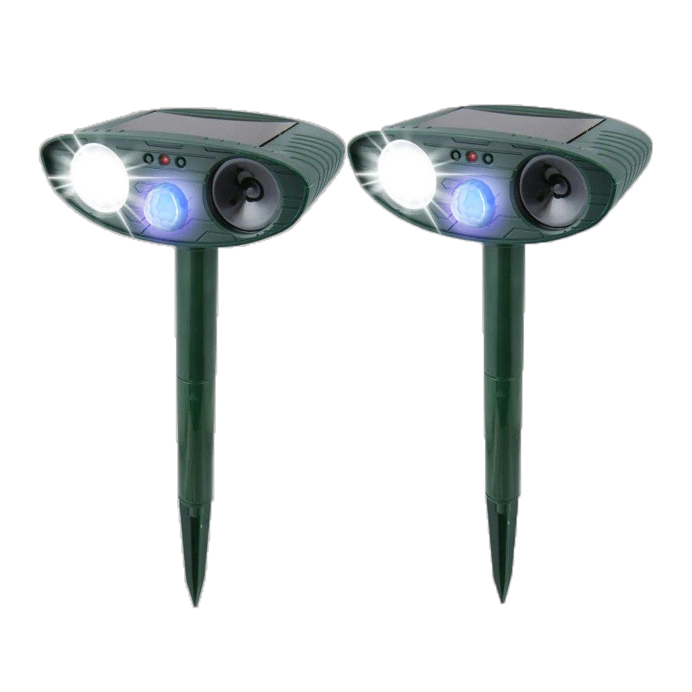 Solar Powered Ultrasonic Mouse Repellent with LED Flashing Light and Motion Sensor for Garden - Image 19