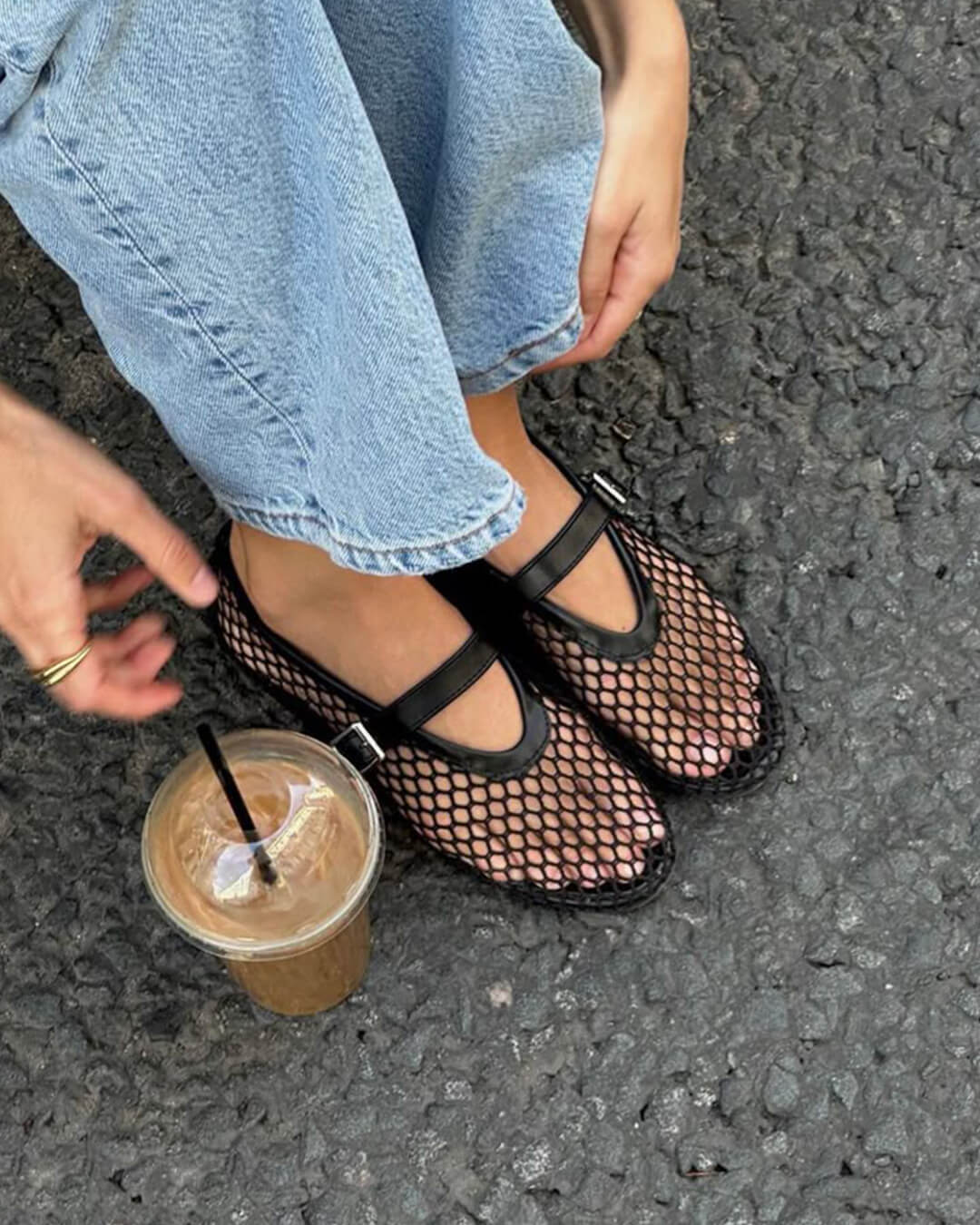 Women's Mesh Mary Jane Shoes