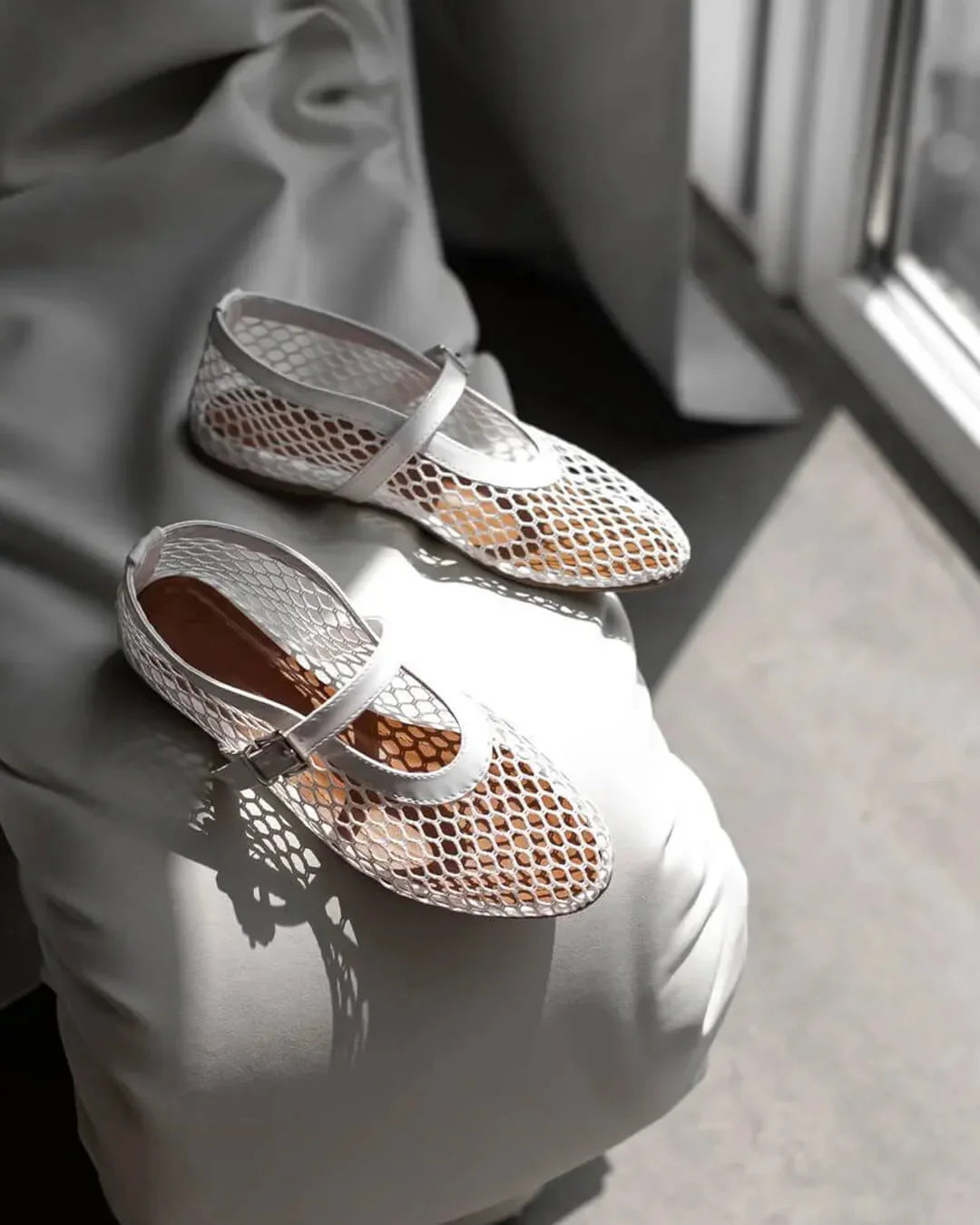 Women's Mesh Mary Jane Shoes
