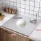 Stainless Steel Cutting Board with Spill Guard and Rounded Safety Corners - Image 5