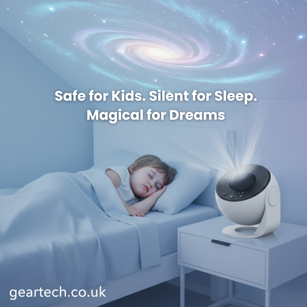 Star Projector Night Light with 360° Rotating Galaxy Projection and Adjustable Stand - Image 1