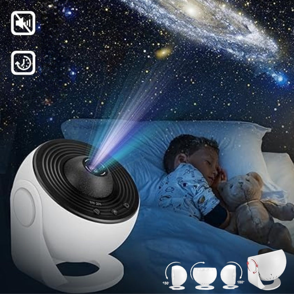 Star Projector Night Light with 360° Rotating Galaxy Projection and Adjustable Stand - Image 15