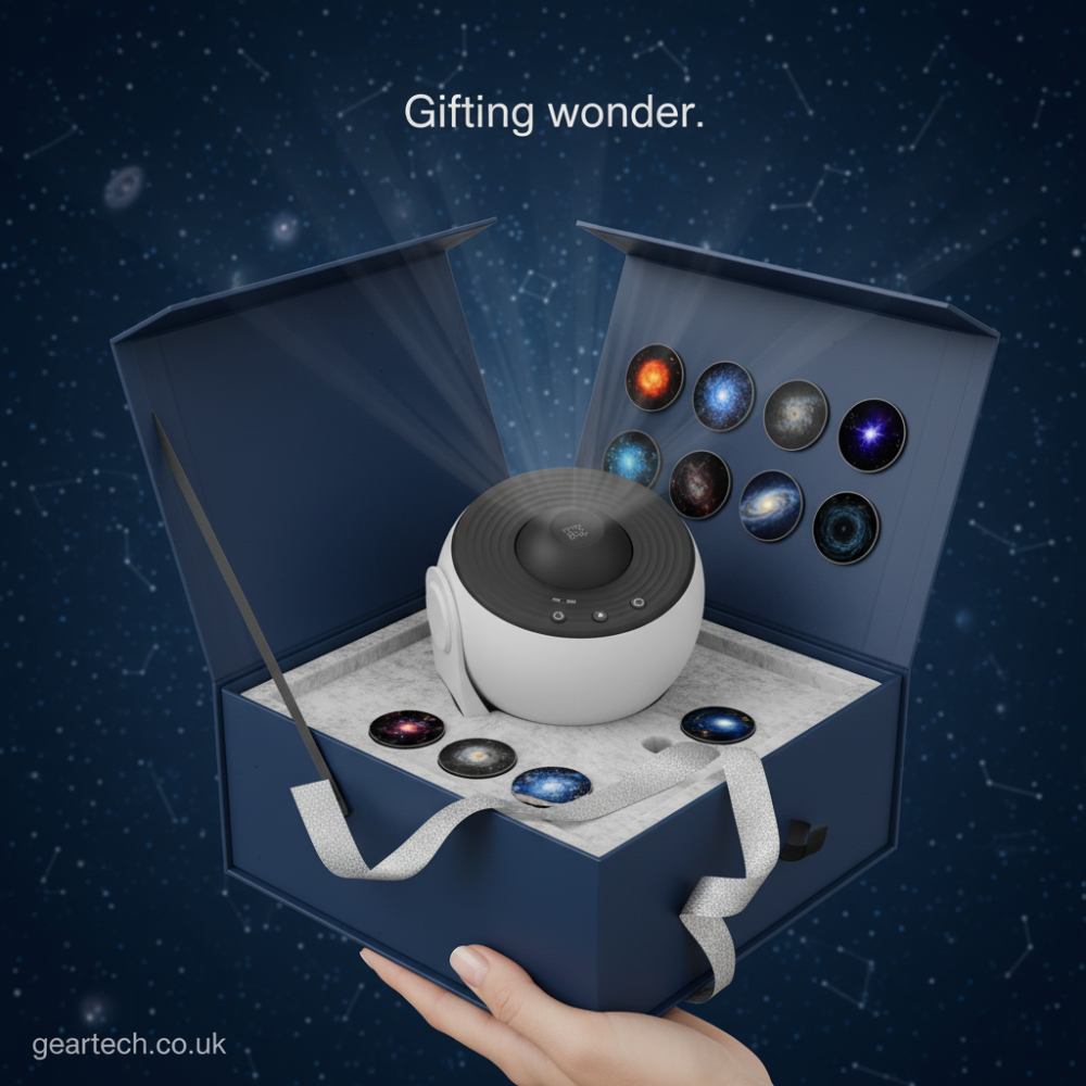 Star Projector Night Light with 360° Rotating Galaxy Projection and Adjustable Stand - Image 19