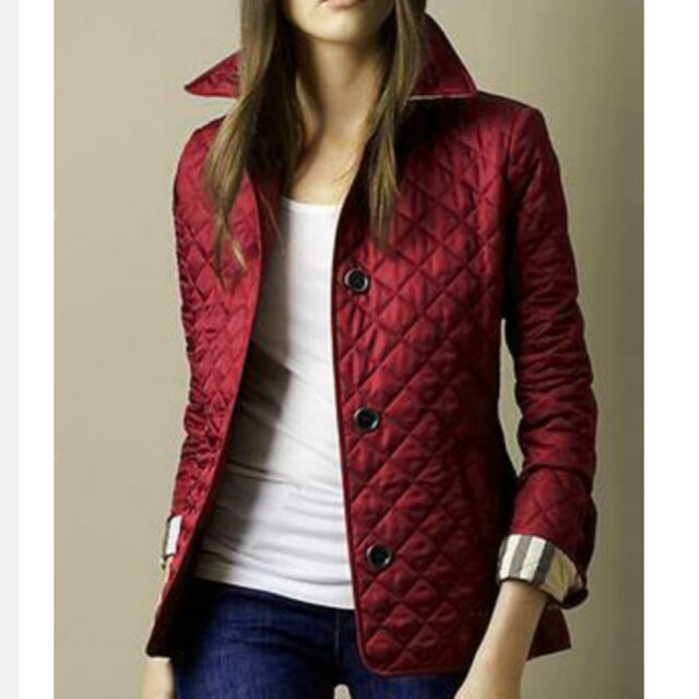 Women's Quilted Button-Down Jacket