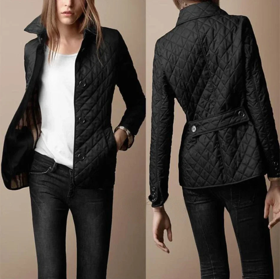Women's Quilted Button-Down Jacket