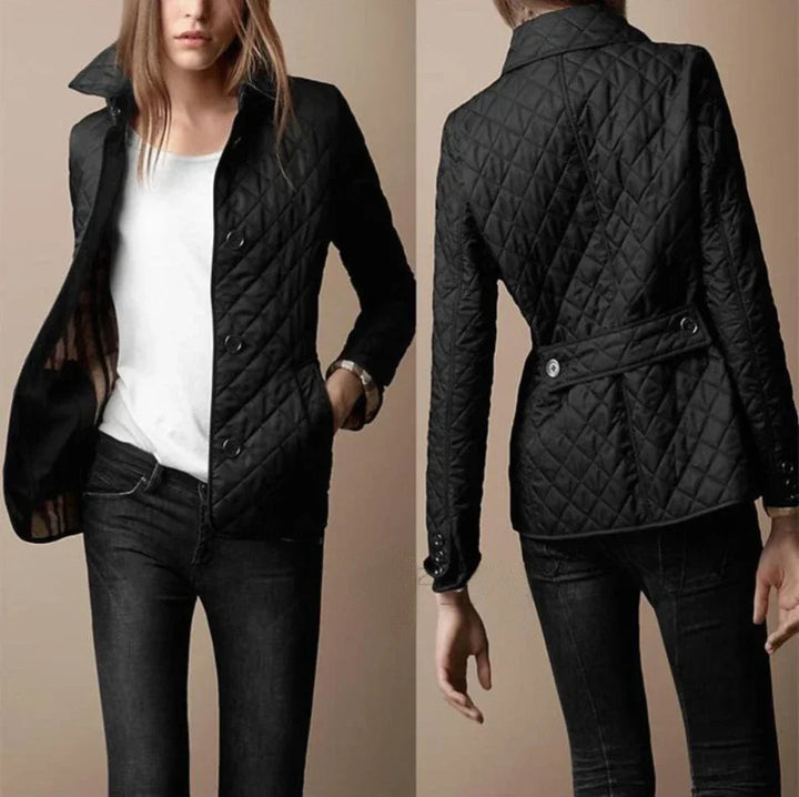 Women's Quilted Button-Down Jacket