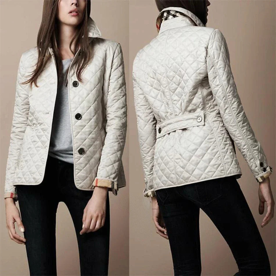 Women's Quilted Button-Down Jacket