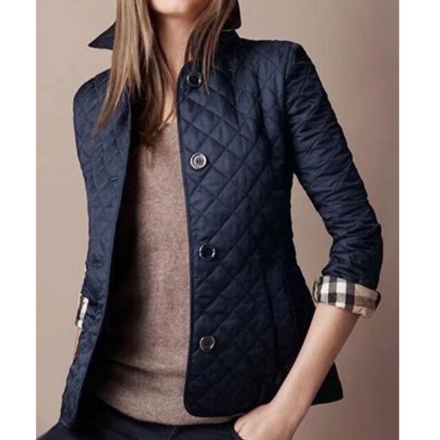 Women's Quilted Button-Down Jacket