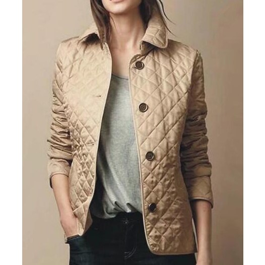 Women's Quilted Button-Down Jacket