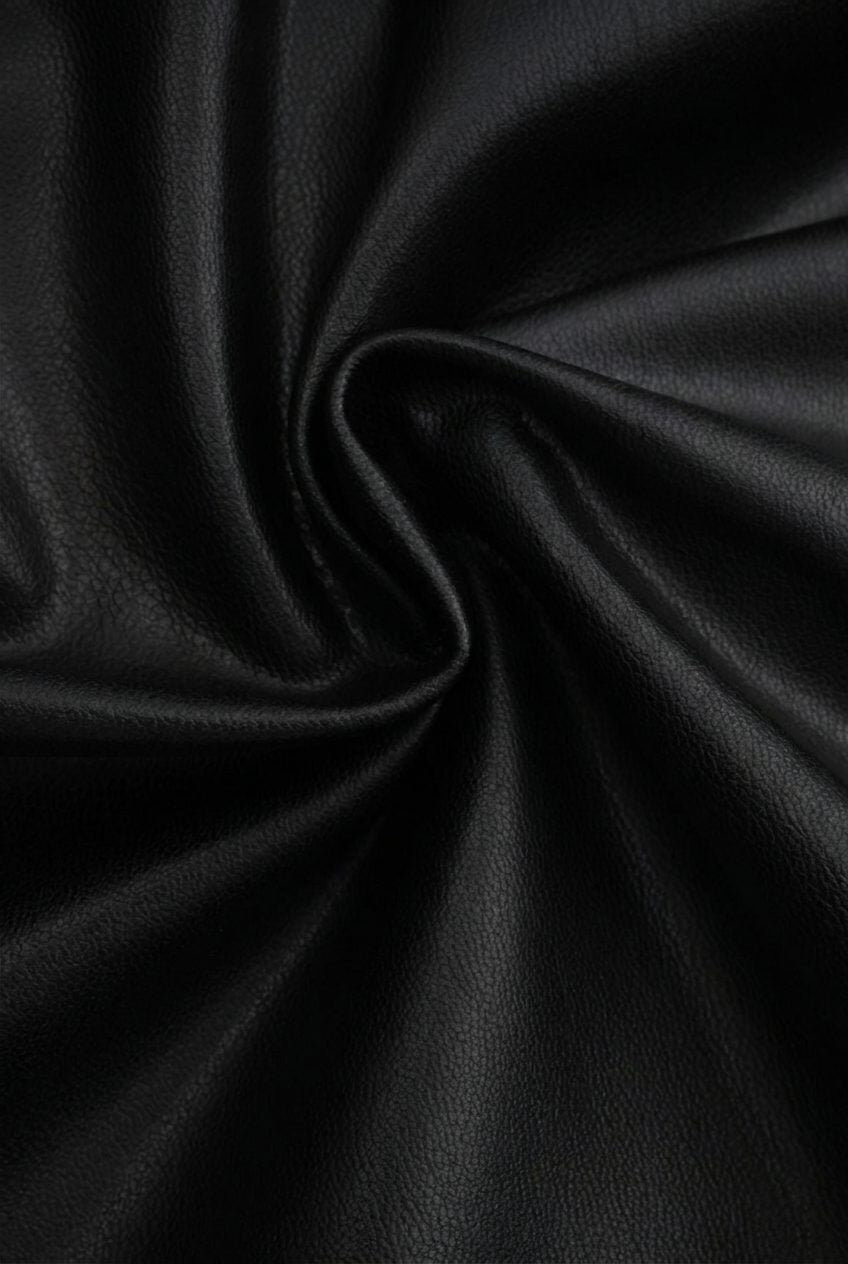 Women's Leather Strapless Corset Mini Dress