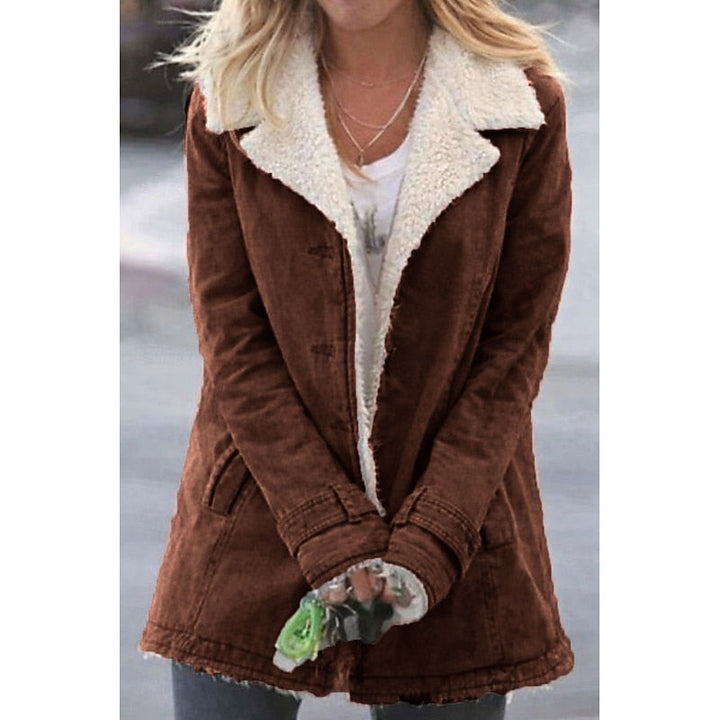 Women's Sherpa-Lined Winter Coat