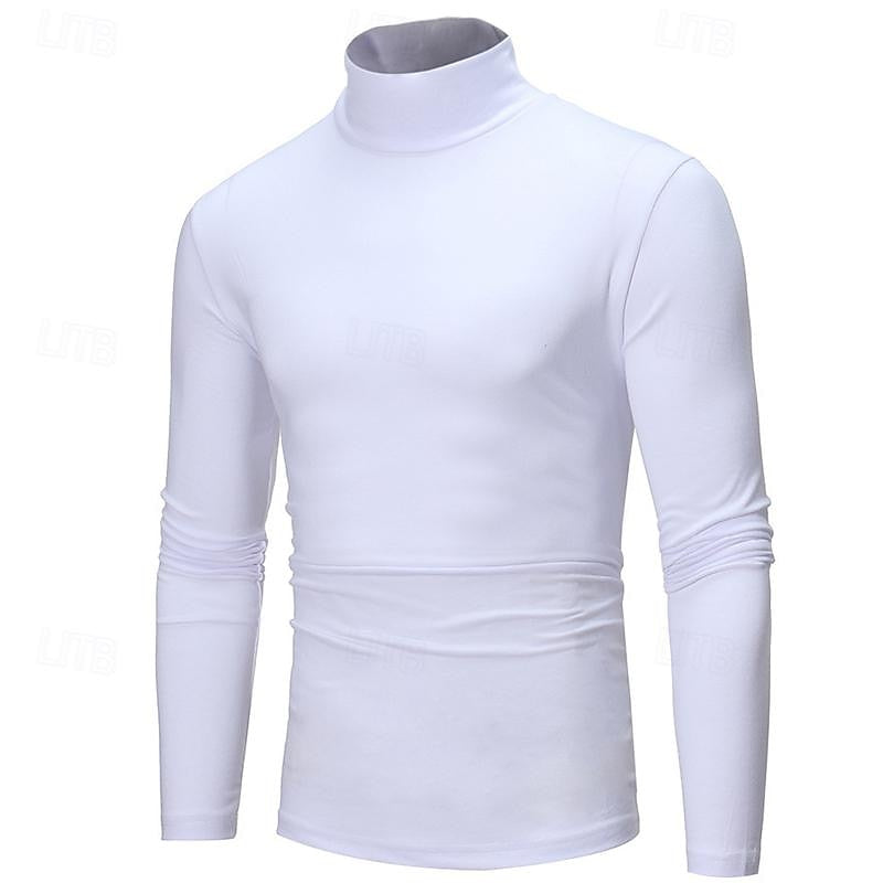 Men's Long Sleeve Turtleneck Shirt