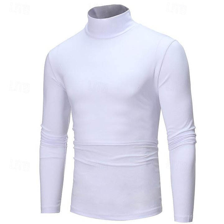 Men's Long Sleeve Turtleneck Shirt