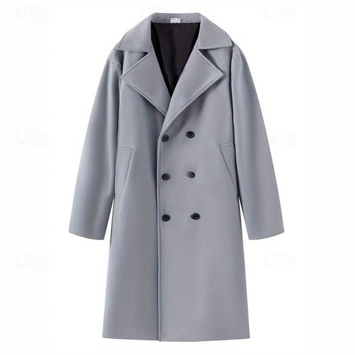 Men's Tailored Double Breasted Overcoat