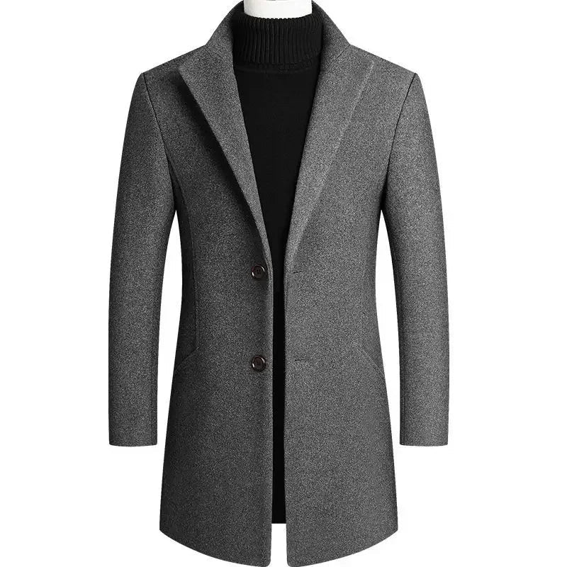 Men's Slim Fit Wool Coat