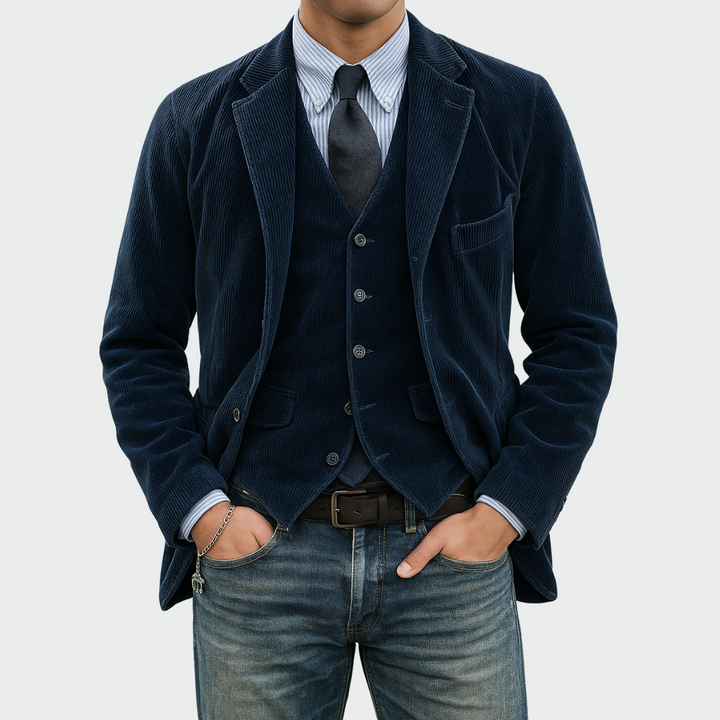 Men's Blazer and Waistcoat Set