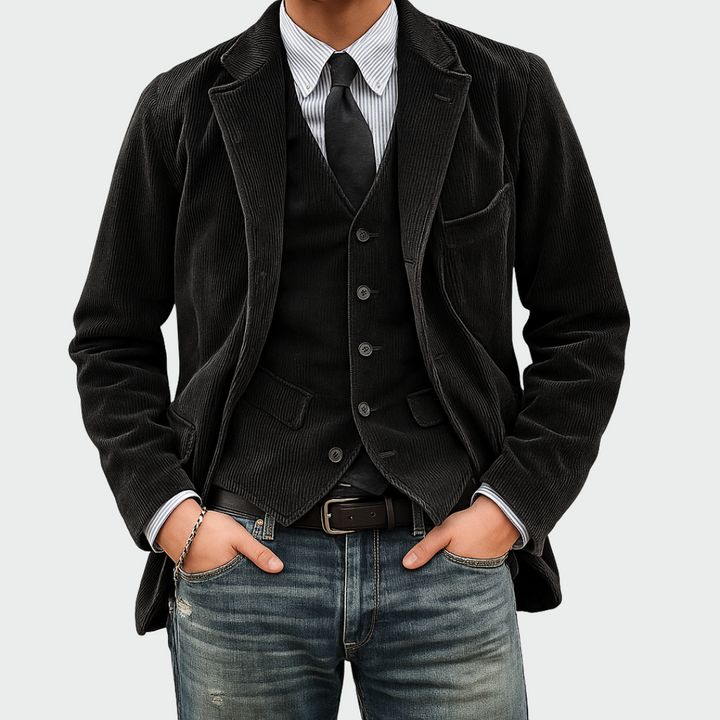 Men's Blazer and Waistcoat Set