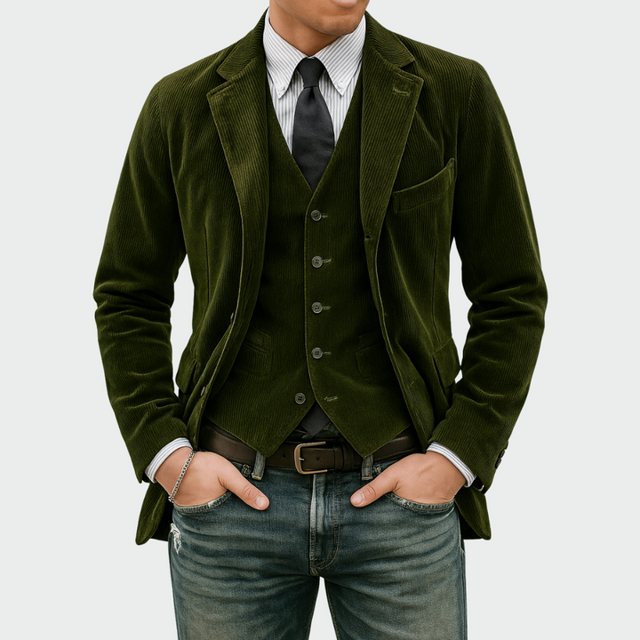 Men's Blazer and Waistcoat Set