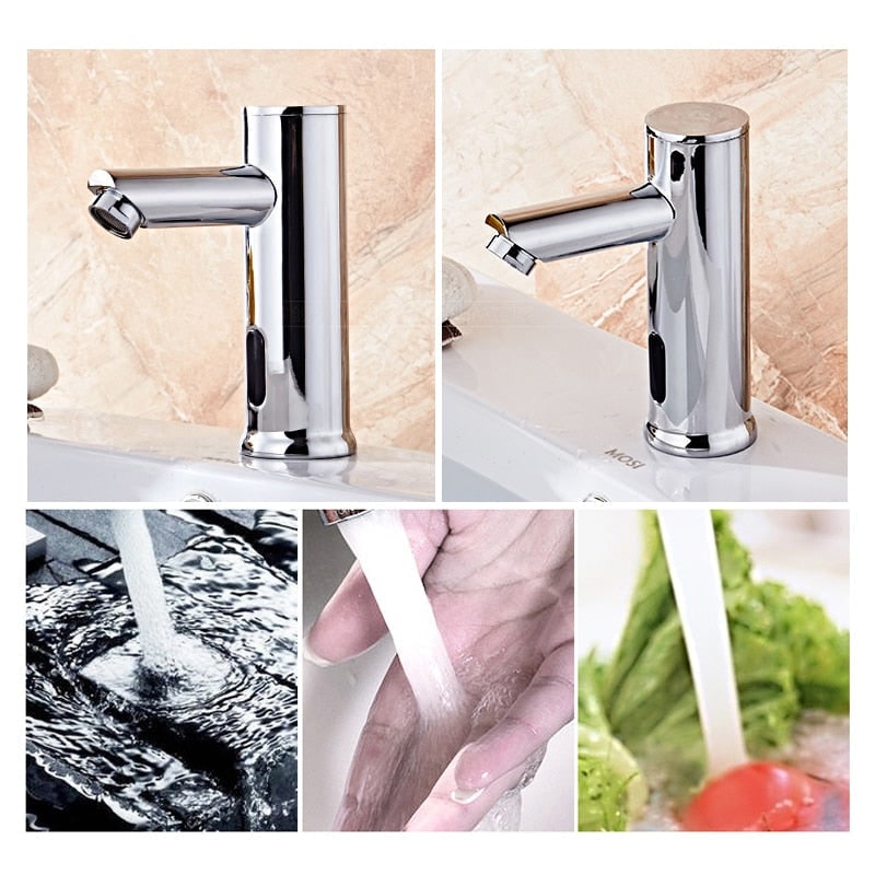 Touchless Bathroom Faucet with Motion Sensor and Automatic Water Flow - Image 14