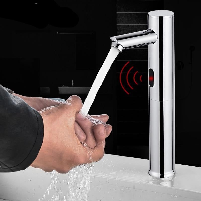 Touchless Bathroom Faucet with Motion Sensor and Automatic Water Flow - Image 2