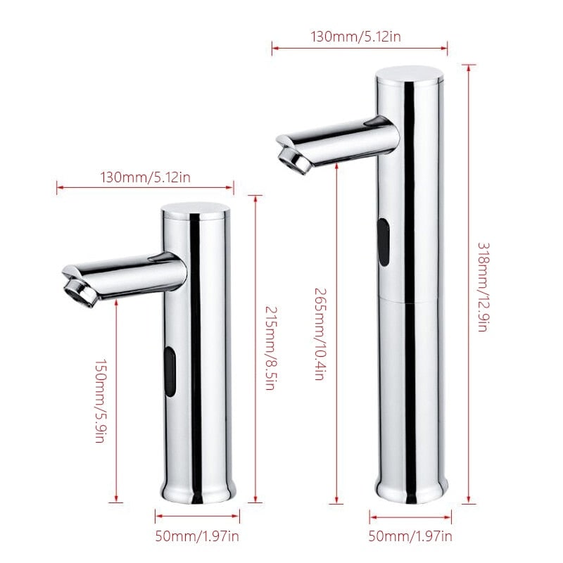 Touchless Bathroom Faucet with Motion Sensor and Automatic Water Flow - Image 6